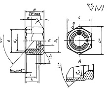 Гайка ГОСТ 23353-78