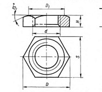Контргайка ГОСТ 8961-75
